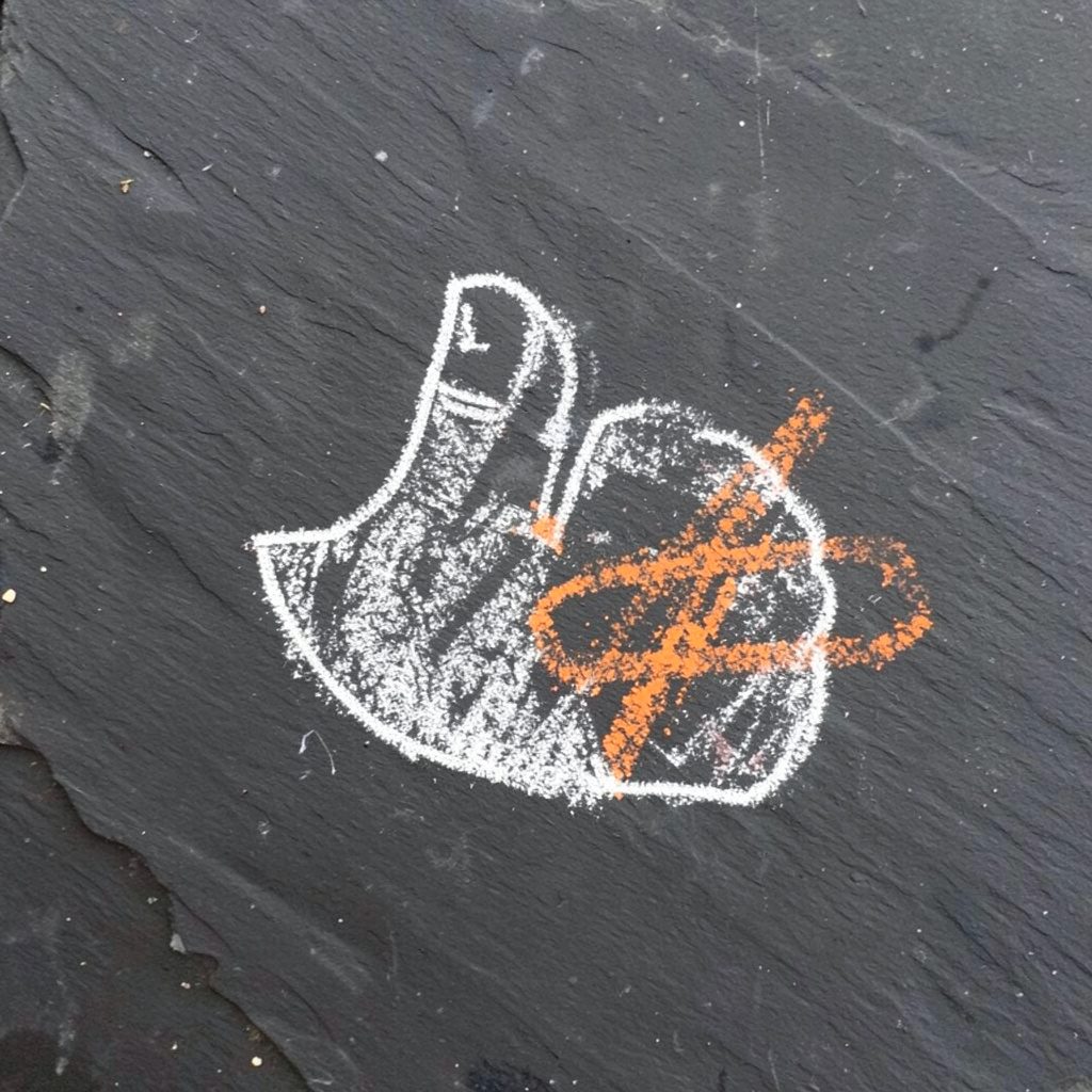 Atmospheric chalk drawing of a stage spotlight on a dark slate board, soft amber and charcoal tones, moody and theatrical